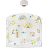 DALBER Suspension Rainbow rose pour chambre d’enfant