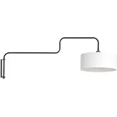 Steinhauer Applique murale Bloeba noir avec capuche blanche