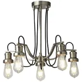 Searchlight Lampe à suspension industrielle Olivia Ø49cm