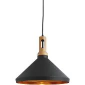 Searchlight Lampe suspendue noire Pendants Ø 35cm