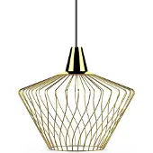 Lyora Lampe à fil Ø 38cm Wave or