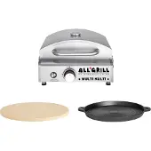 PAELLA WORLD All'Grill Multi-Kulti Set 1 incl. pierre à pizza et plaque de gril en fonte