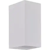 Polux Applique d'extérieur 2xGU10 blanc rectangle haut/bas BOSTON 313362