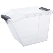 PLAST TEAM Vertriebs GmbH plast team 27750800 Boîte de rangement PROBOX SLANTED, 58 litres