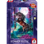 Schmidt Spiele Puzzle Licorne au Clair de Lune - 1000 pièces