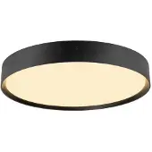 SLV Plafonnier Decona 42 noir Ø 42cm