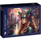 Blue Bird Puzzle Bluebird « Carnaval de Venise », 1 000 pièces, motif coloré