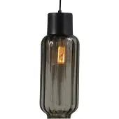 Masterlight Lampe à suspension Lett ll avec verre fumé