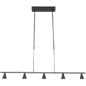 Steinhauer Lampe suspendue design Vortex 120 cm - Noir