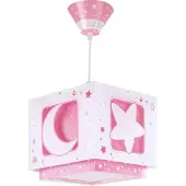 DALBER Lampe suspendue chambre d'enfant Moonlight rose