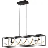 FISCHER&HONSEL GMBH Lampe suspendue design Gian LED noire