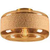 SLV 1007591 PANTILO ROPE 27, Applique-plafonnier, cylindrique, E27 or