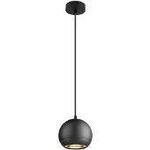 SLV Suspension élégante Light Eye 150 noir Ø 15cm