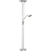FISCHER&HONSEL GMBH Lampadaire en nickel Tallri dimmable