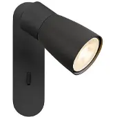 SLV Moquerie Puri 2.0 Dome Interrupteur simple noir