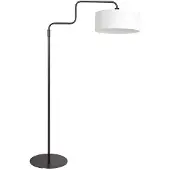 Steinhauer Lampadaire Bloeba noir avec capuche blanche
