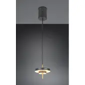 TRIO Suspension design Keaton noir avec or Ø 20cm