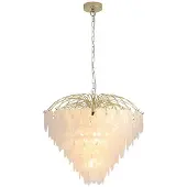 Searchlight Suspension Feather Or 10 pâles