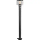 SLV Lampe de jardin Taha 90cm noir avec capteur