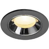 SLV Spot encastré Numinos XS noir/chrome 3000K - 20 deg