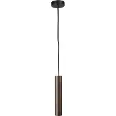 Masterlight Lampe pendante de 30 cm Run Noir/cacao