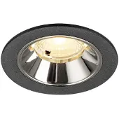 SLV Spot encastré Numinos S noir/chrome 3000K - 40 deg