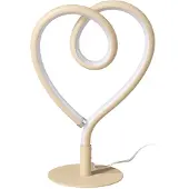 Eth Lampe de table en forme de cœur Lovie Sable