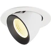SLV Spot encastré Numinos Gimble L blanc/noir 3000K - 55 deg