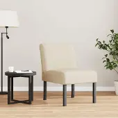Prolenta Maison Exclusive - Fauteuil rembourré, tissu crème