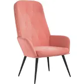 Syfax Chaise de relaxation Rose Velours