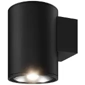 Maytoni Applique murale LED, lampe d'extérieur, graphite, métal verre, H 12 cm