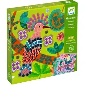 Djeco Set de Création - Mosaïque - Oiseaux de la jungle - - UneTaille - Set de Création