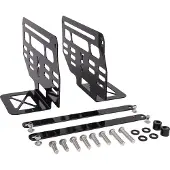 Thrashin Supply Co Saddlebags Fitting Argenté