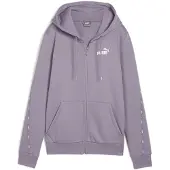 Puma Ess Tape Full Zip Sweatshirt Violet M Femme