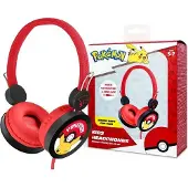 OTL TECHNOLOGIES Oceania Trading Pokemon Pikachu Wink Core (Filaire), Casque gaming, Rouge