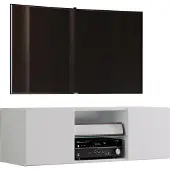VCM Meubles Meuble Télévision | Planche murale | Suspension bas | Dimensions H. 40 x W. 115 x D. 36 cm | Armoire murale - Jusa