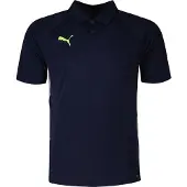 Puma Teamliga Short Sleeve Polo Bleu S Homme