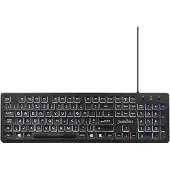 Perixx PERIBOARD-317 PERIBOARD-317, DE, clavier rétro-éclairé, USB filaire, gros caractères d'imprimerie, noir