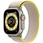 Apple Watch Ultra 49 mm Boucle Trail Jaune/Beige S/M