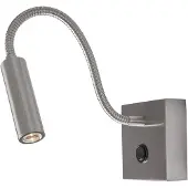Nova Luce Lampe de lecture LED murale Madison, Variante : 3 W LED, chromé