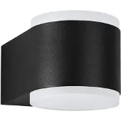 Lyora Applique murale élégante Nus Double noir