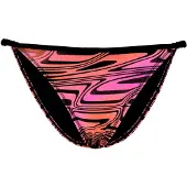Puma Printed Bikini Bottom Orange,Rose L Femme