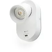 Faro CORB Applique intérieure blanche GU10+USB 40135