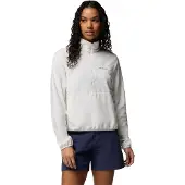 Columbia Vital Valley Half Zip Fleece Blanc S Femme