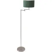 Steinhauer Lampadaire - acier - Bella - métal textile - Ø 45cm - E27 - 3880ST -