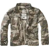 Brandit Veste mi-saison 'Britannia' beige foncé / moka / anthracite / kaki