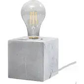 Sollux Lampe de table ARIZ béton 1xE27 15W béton 10x10x10cm