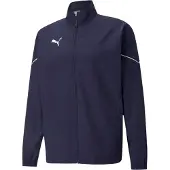 Puma teamRISE Sideline Präsentationsjacke Kinder peacoat/white 164