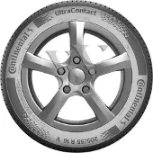 Continental Pneus d'été UltraContact 185/55R15 82H