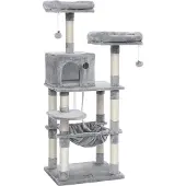 Feandrea Griffoir pour chat Multiple I 143 cm gris clair